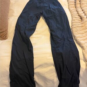 Navy Wide-Leg Pants